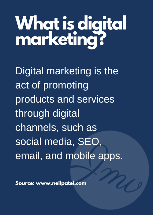what is digital marketing jmv media group
